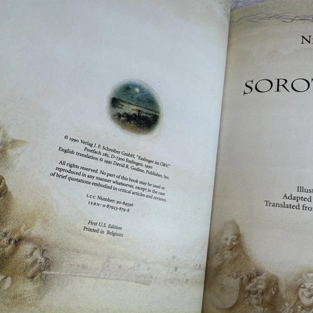 Sorochintsy Fair‎ Nikolai Gogol Hardback Book Illustrated 1991 Collectable HB